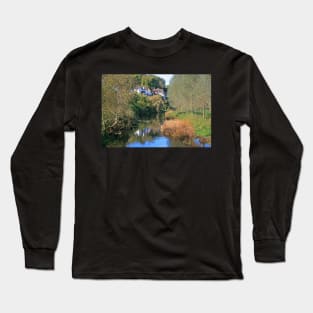 Stour Valley Way: River Stour, Spetisbury Long Sleeve T-Shirt